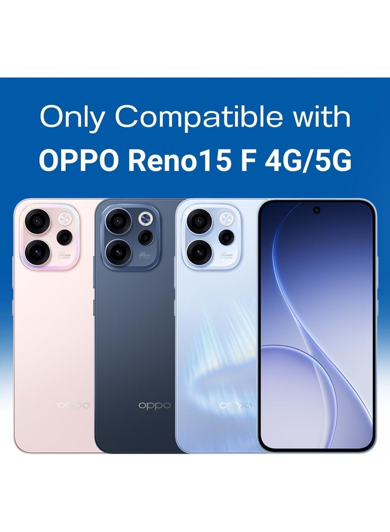 جراب لهاتف OPPO Reno 15 F، غطاء حماية شفاف فائق النحافة مقاوم للخدش، مصنوع من مادة TPU المرنة والناعمة، مقاوم للسقوط، بزوايا معززة، وواضح تمامًا. - Image 2