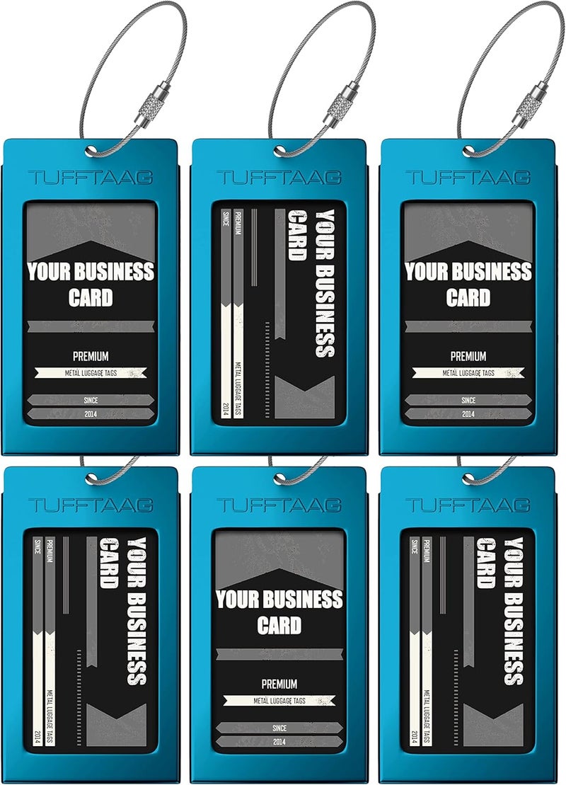 ProudGuy Luggage Tags Business Card Holder by TUFFTAAG - Durable Travel ID Bag Tag in Multiple Color Options, Perfect for Suitcases, Backpacks, and Carry-Ons, Easy Identification, Secure and Stylish - Image 1