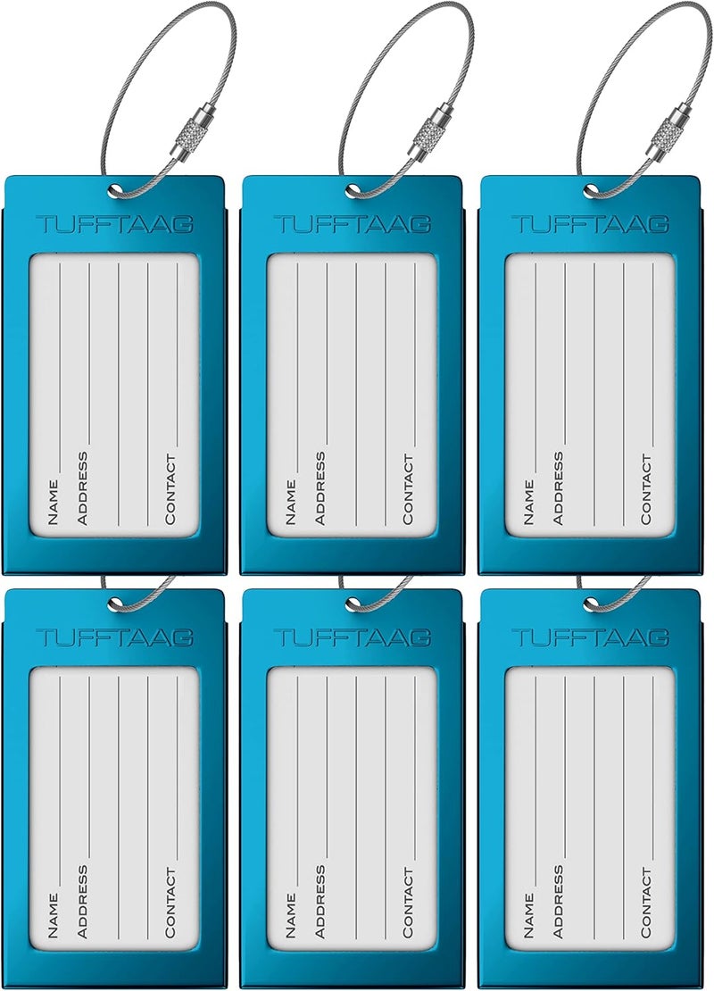 ProudGuy Luggage Tags Business Card Holder by TUFFTAAG - Durable Travel ID Bag Tag in Multiple Color Options, Perfect for Suitcases, Backpacks, and Carry-Ons, Easy Identification, Secure and Stylish - Image 2