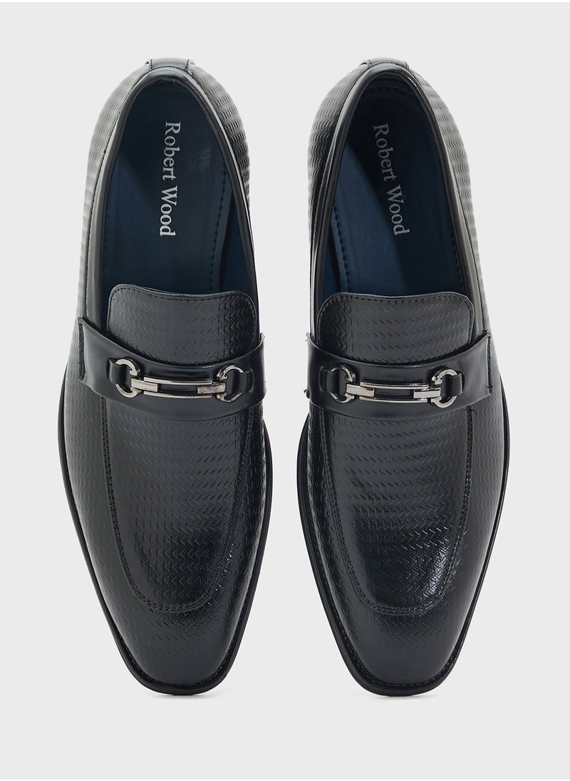 Robert Wood - Textured Formal Slip Ons - Image 1