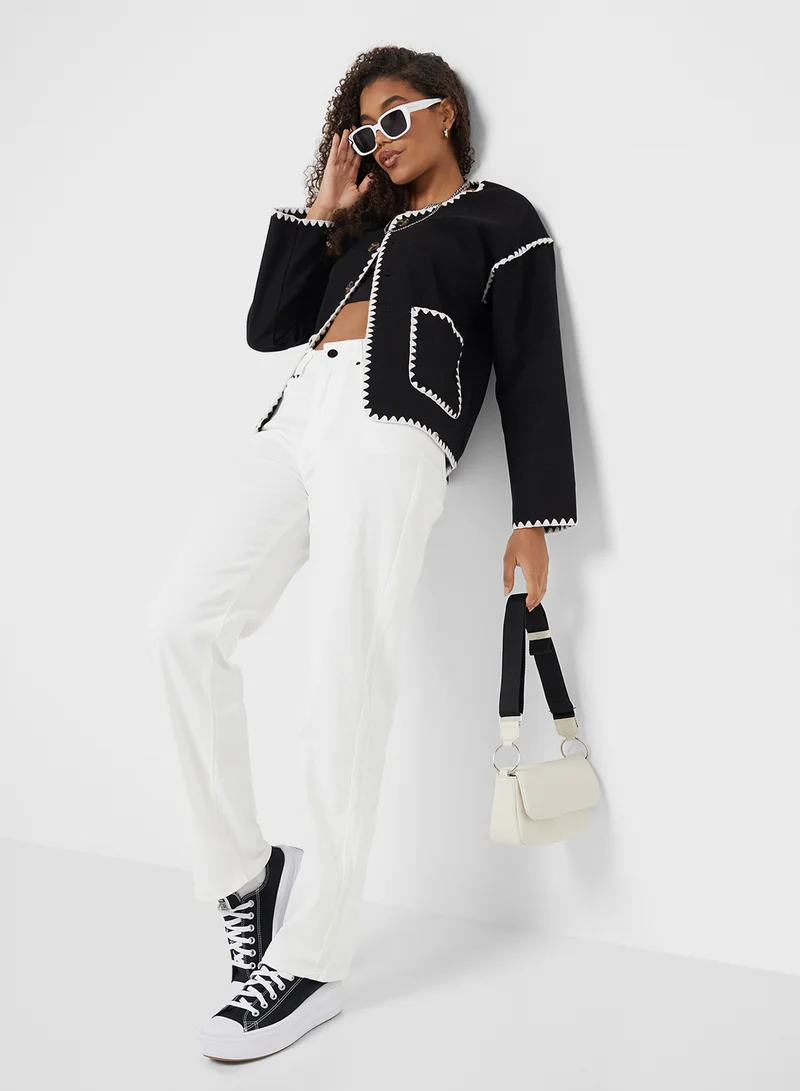 Ginger Waist Straight Cut Jeans