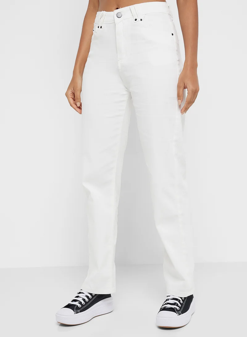 Ginger Waist Straight Cut Jeans