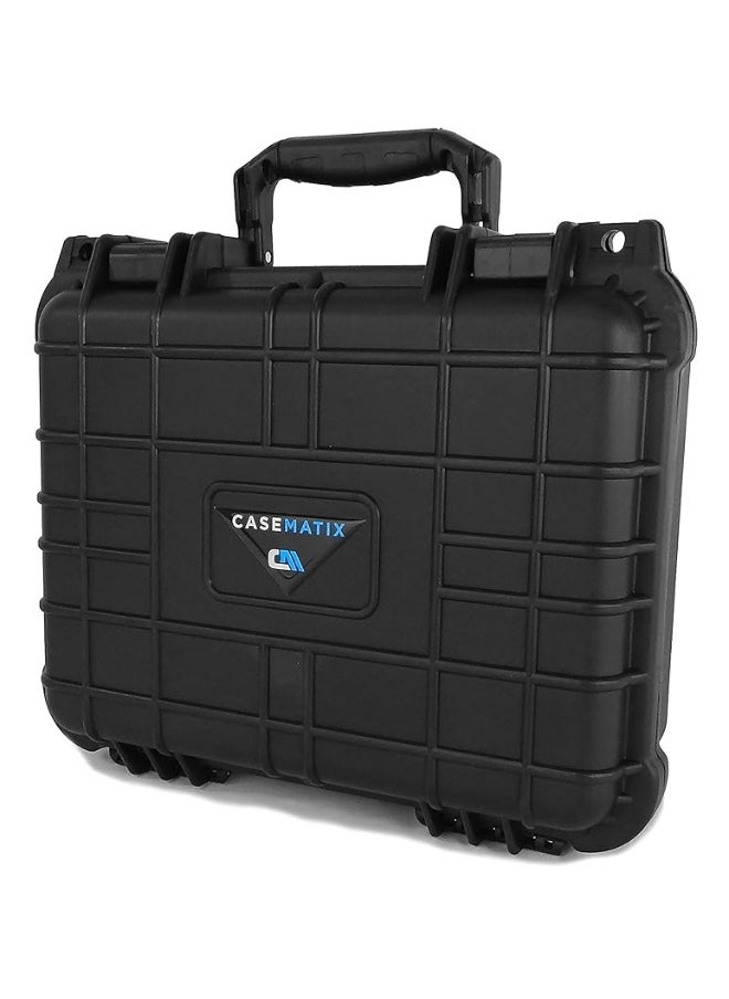 CASEMATIX Graded Card Storage Box Compatible with 40+ BGS PSA Sports Trading Cards with Top loader Card Storage Case Front Compartment, Waterproof Graded Card Case For Slabs and Toploaders