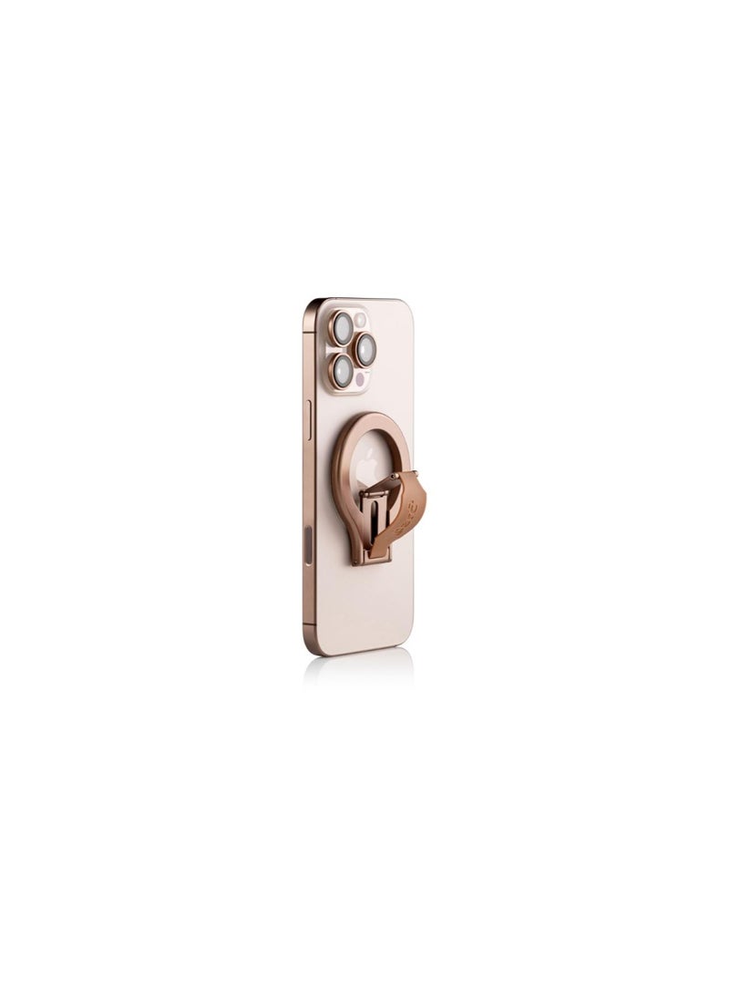 darc iPhone MagSafe Grip, Stand and Holder 3-in-1 Desert Gold  - Image 4
