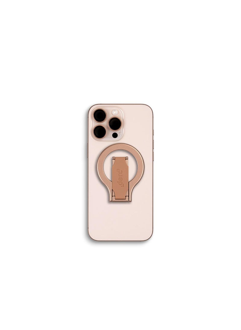 darc iPhone MagSafe Grip, Stand and Holder 3-in-1 Desert Gold  - Image 2