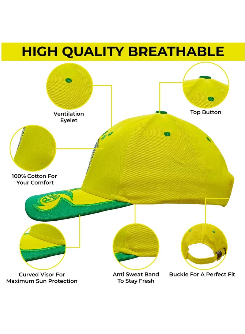 Generic Football Brazil Team Caps -Unisex Caps -Pure Cotton Men Hat -Soccer Caps Outdoor Sports Sun Caps -National Pride Soccer Ball Brazil Team Caps -Country Adjustable Football Hat - Image 3