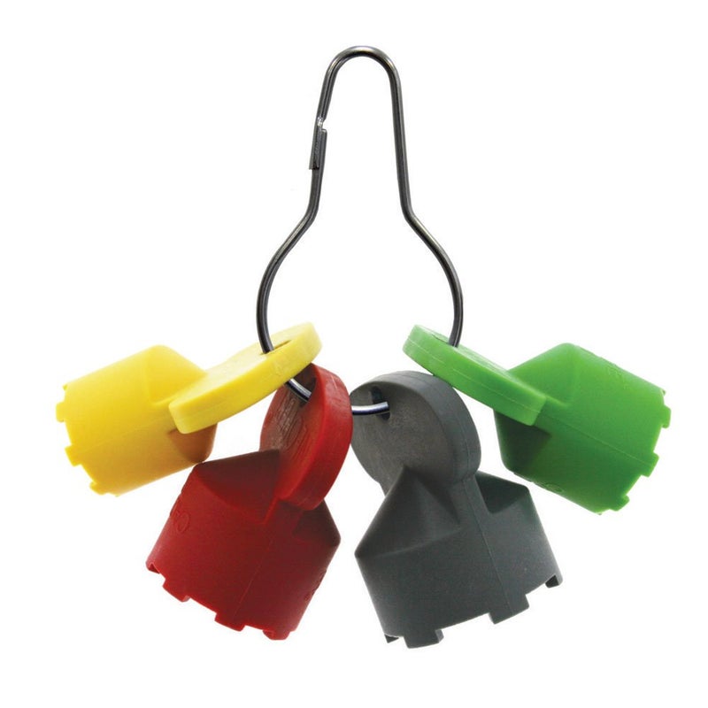 Neoperl 11 9110 5 Cache Plastic Clip with 4 Keys, 1 of Each Size Key - Image 1