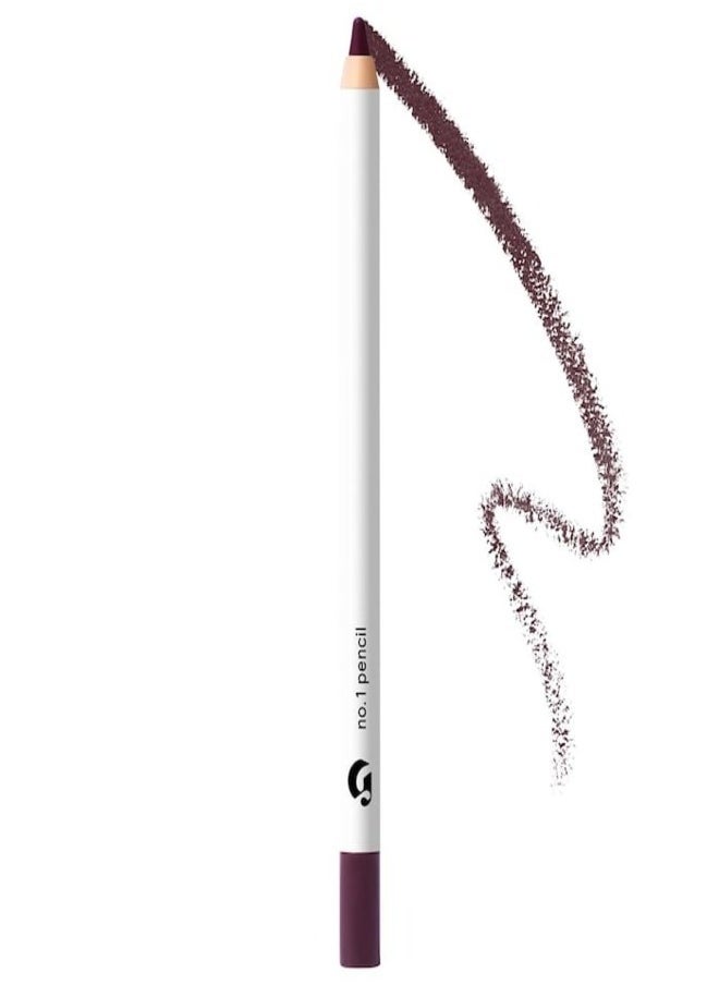 Glossier - GLOSSIER No. 1 Pencil Creamy Long-Wearing Eyeliner, Rococo - deep eggplant 1.2g - Smooth, Long-Lasting Definition - Image 1