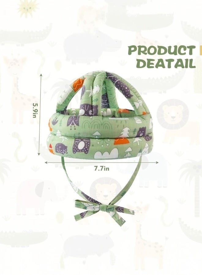 ferepiper Baby safety helmet head protector cushion cap green - Image 5