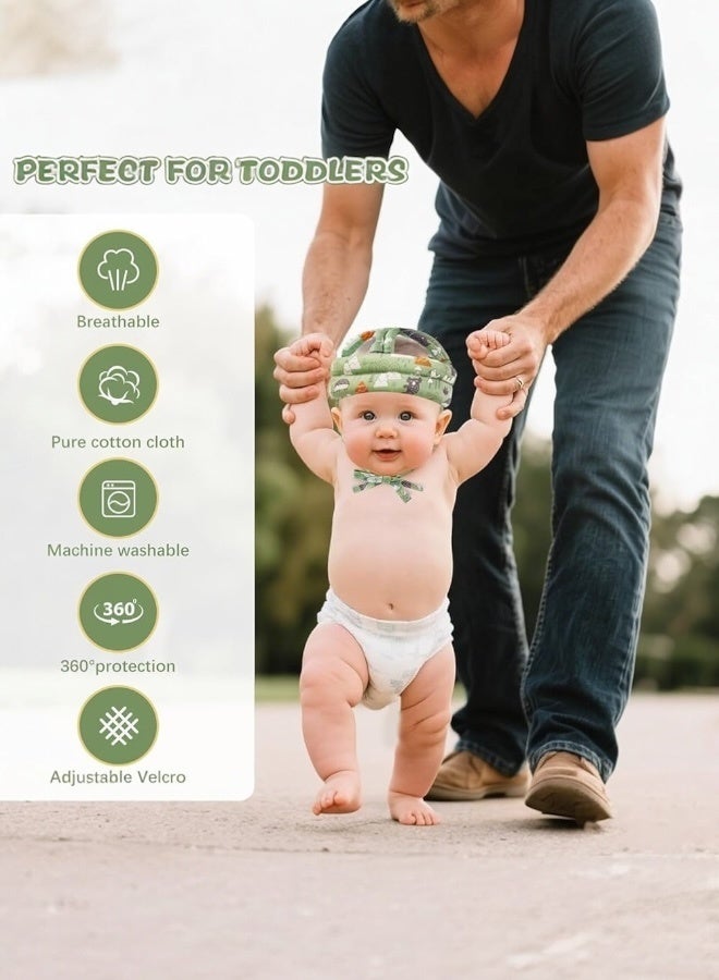 ferepiper Baby safety helmet head protector cushion cap green - Image 4