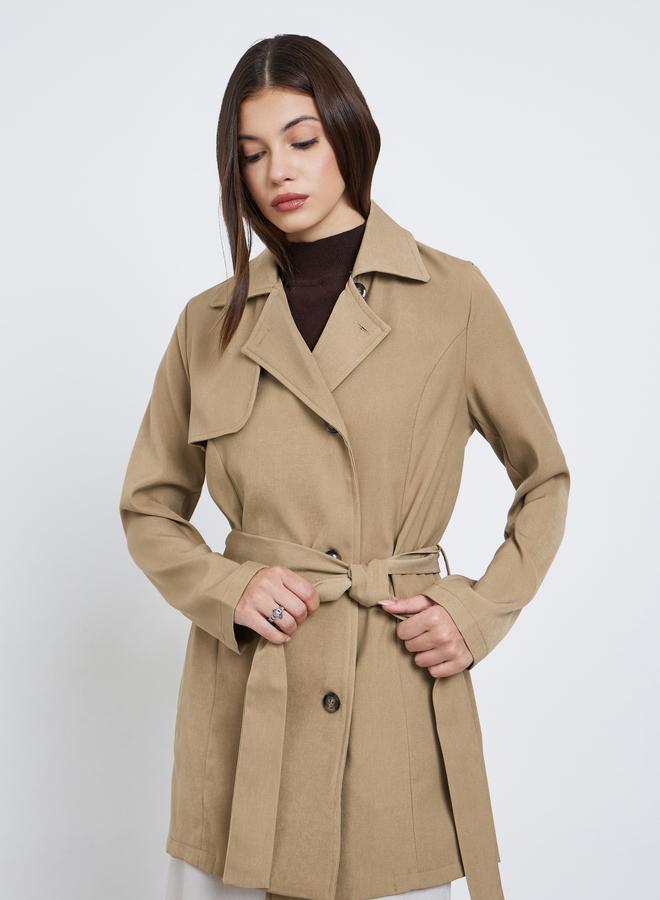 ستايلي جاكيت ترينش طويل - Image 3