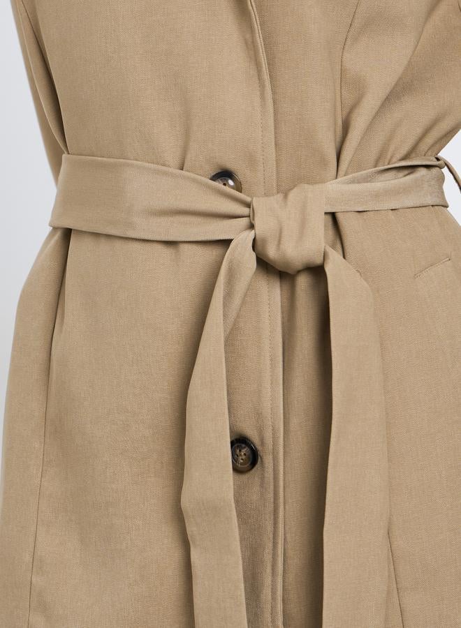 ستايلي جاكيت ترينش طويل - Image 4