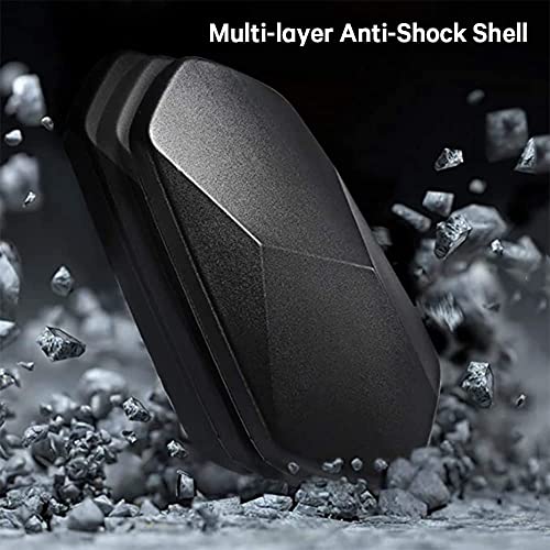 BANGE Sling Bag Waterproof Safe Protect Shell Crossbady Bag Backpack, Biking Hiking Travel Shoulder Bag (Black with USB) - Image 3