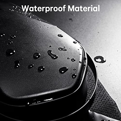BANGE Sling Bag Waterproof Safe Protect Shell Crossbady Bag Backpack, Biking Hiking Travel Shoulder Bag (Black with USB) - Image 2