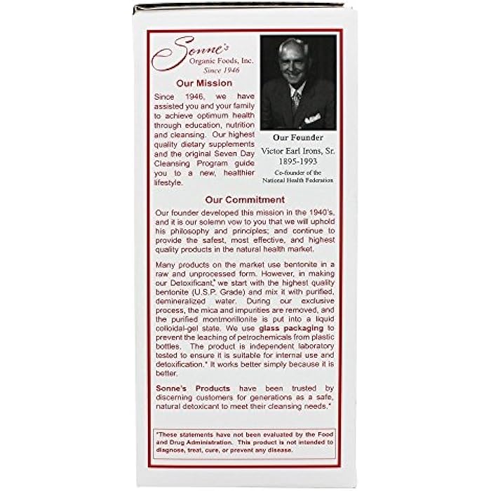 Sonne's - Detoxifying Liquid Hydrated Bentonite Clay #7, 32 Oz - Image 3