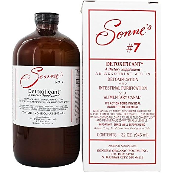 Sonne's - Detoxifying Liquid Hydrated Bentonite Clay #7, 32 Oz - Image 1