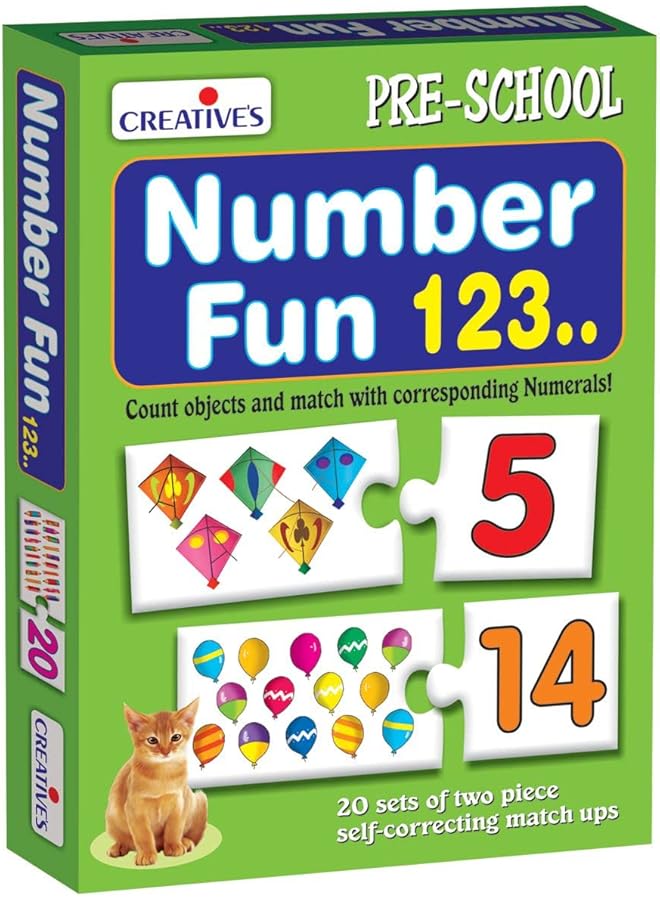 كرييتفز Cre0635 العاب تعليمية للرياضيات والعد 3 سنوات فما فوق متعددة الالوان - Image 1