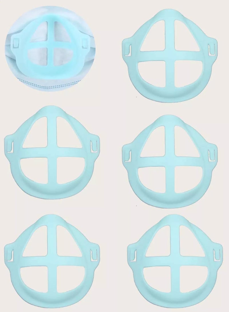5pcs Solid Face Covering Holder  - Image 1