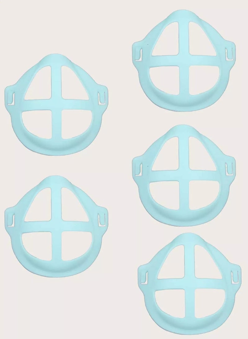 5pcs Solid Face Covering Holder  - Image 2