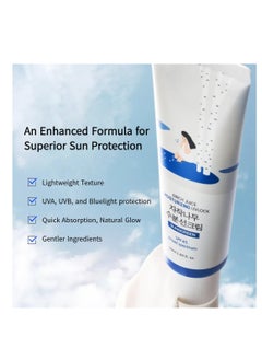 Round Lab ROUND LAB Birch Juice Moisturizing UV LOCK 1.69 Fl Oz SPF 45 broad spectrum, A moisturizing sunscreen, No White Cast, Strong UV Protection, Moist Essence Type, Ocean Friendly-Reef Safe  - Image 2