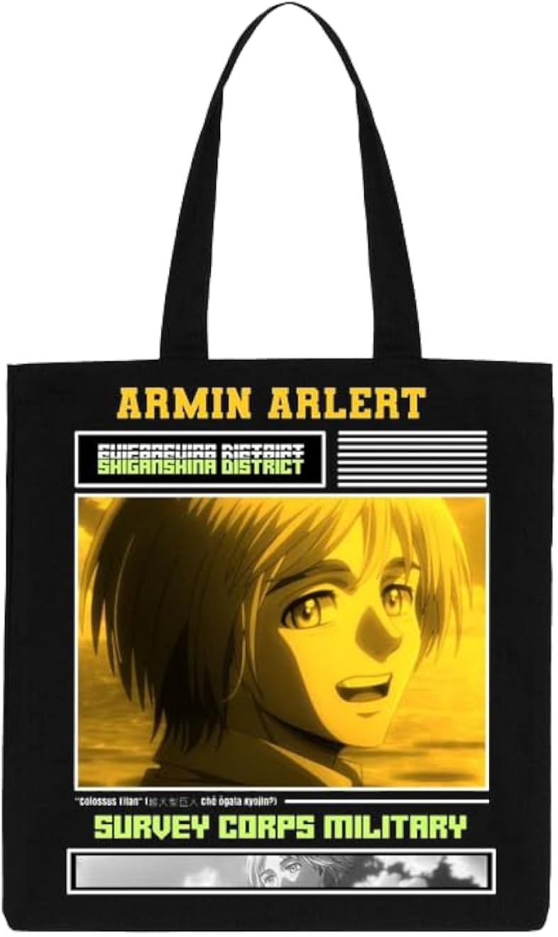 أنمي ياباني AOT أجنحة الحرية SHINGEKI NO هجوم على إيرين ميكاسا ليفي حقيبة توتي 15