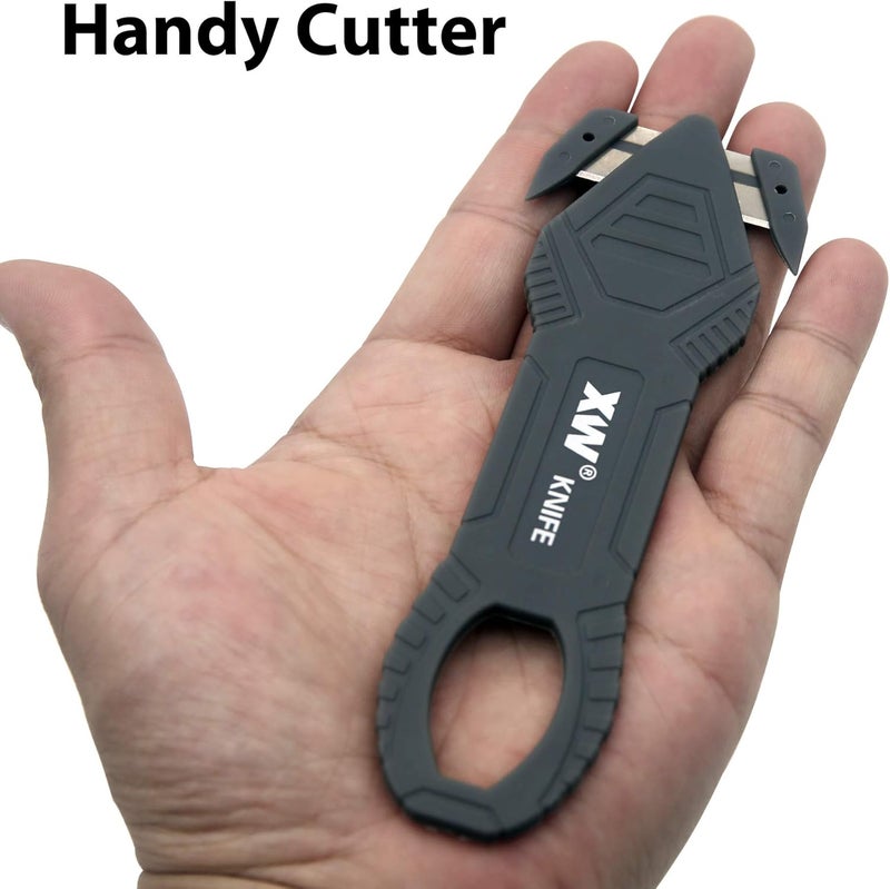 XW Safety Box Cutter of Stainless Steel Blade, Carton and Package Opener of Assorted Colors, 12-Pack - Image 4