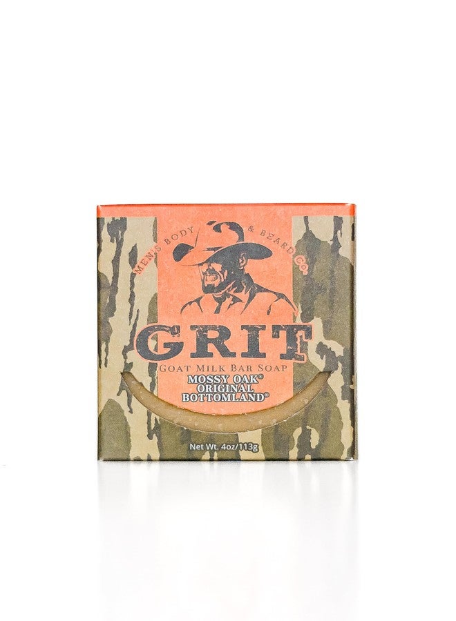 GRIT Goat Milk Soap Bar Oak OG Bottomland | All Natural | Dye-Free Soap Bar | Enriched with Nourishing Goat Milk | 4 oz - Image 1