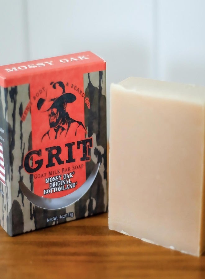 GRIT Goat Milk Soap Bar Oak OG Bottomland | All Natural | Dye-Free Soap Bar | Enriched with Nourishing Goat Milk | 4 oz - Image 2