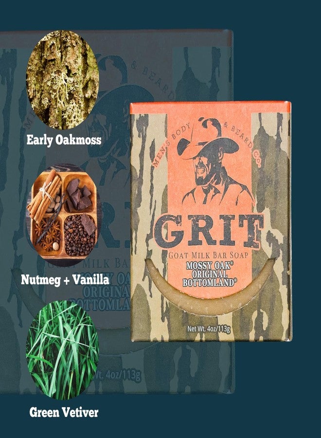 GRIT Goat Milk Soap Bar Oak OG Bottomland | All Natural | Dye-Free Soap Bar | Enriched with Nourishing Goat Milk | 4 oz - Image 4