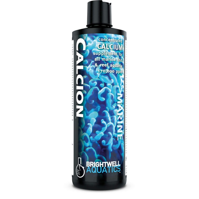 Brightwell Aquatics Calcion Concentrated Ionic Calcium Supplement for Reef & Saltwater Aquariums Supports Coral Growth Aragonite Formation No Phosphate, 250 ml - Image 1