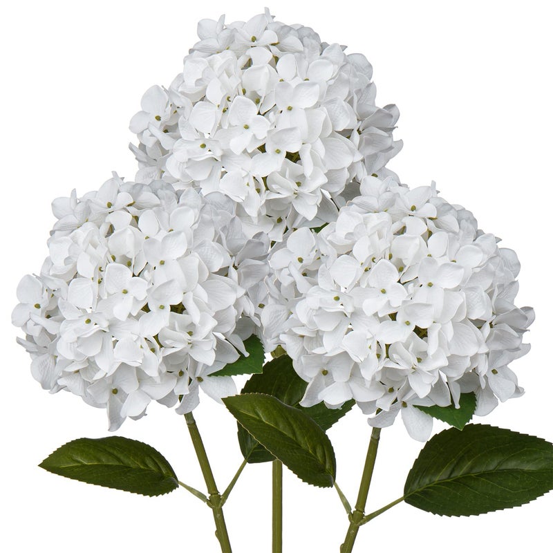 DILATATA Artificial Hydrangeas Tall Artificial Hydrangea Stems 26 Faux Hydrangea Silk Flowers Fake Hydrangea Resuable for PartyHomeOffice Decor Artificial Flower Perfect for Wedding Decor Gift3