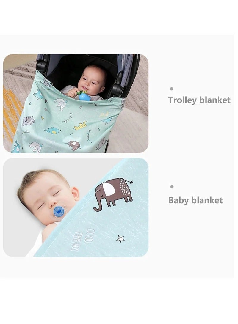 DOOKOO Nursing Cover Cotton Breastfeeding Cover with Adjustable Strap, Soft Boned Nursing Apron Cover Burp Cloth Breathable Lightweight, Stylish Discreet Full Privacy Breastfeeding Scarf - Image 5