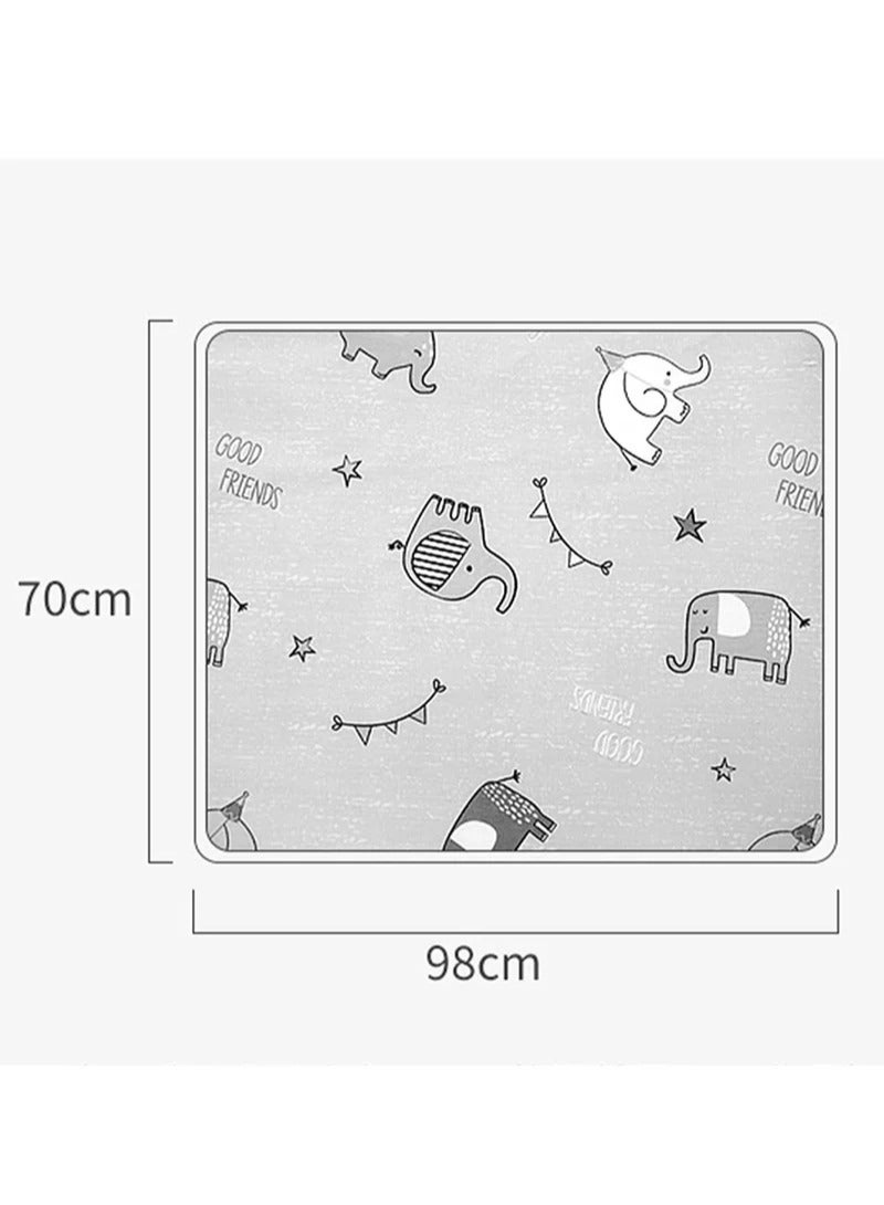 DOOKOO Nursing Cover Cotton Breastfeeding Cover with Adjustable Strap, Soft Boned Nursing Apron Cover Burp Cloth Breathable Lightweight, Stylish Discreet Full Privacy Breastfeeding Scarf - Image 4