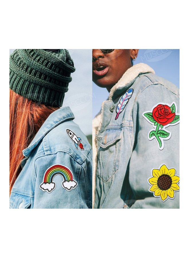 نيبمينينت مجموعة رقع مطرزة يمكنك تركيبها بنفسك مكونة من 20 قطعة 7x6سم - Image 2