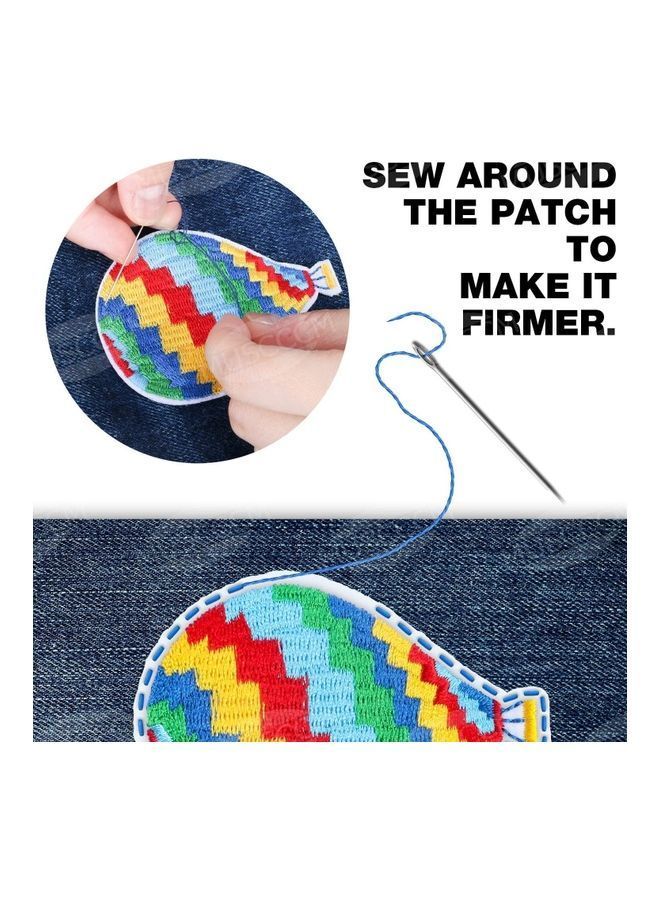 نيبمينينت مجموعة رقع مطرزة يمكنك تركيبها بنفسك مكونة من 20 قطعة 7x6سم - Image 5