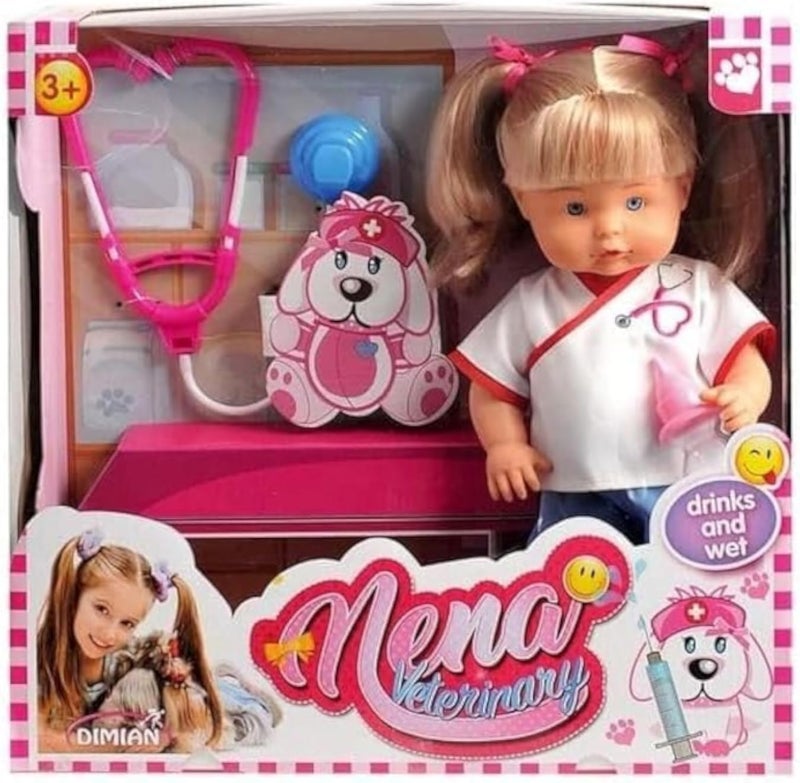 Dimian 36CM NENA DOCTOR DOLL WITH STETHOSCOPE