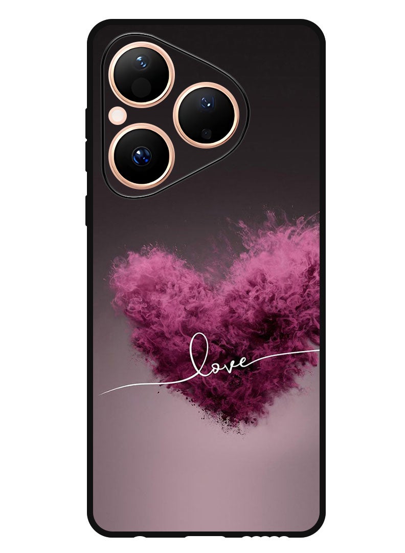 Theodor Case Compatible with Huawei Pura 80 6.6 Inch Protection Shockproof Bumper Cover Love - Image 1