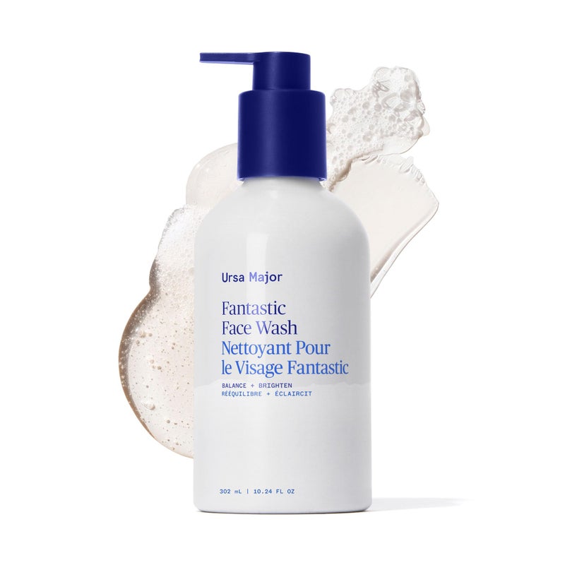 Ursa Major Fantastic Face Wash | Natural, Vegan & Cruelty Free | Daily Foaming Facial Cleanser for Men & Women | 10.24 oz - Image 1