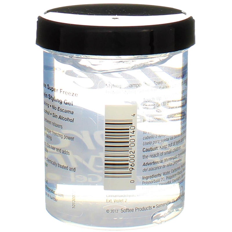 Softee Protein Super Freeze Hair Styling Gel, 8 Ounce - Image 4