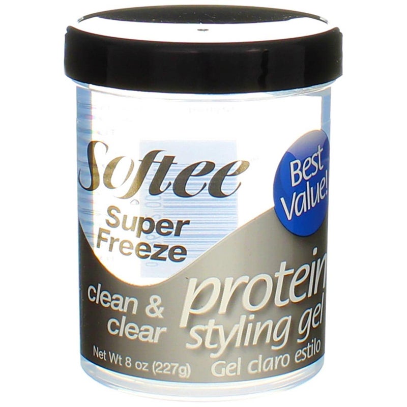 Softee Protein Super Freeze Hair Styling Gel, 8 Ounce - Image 2