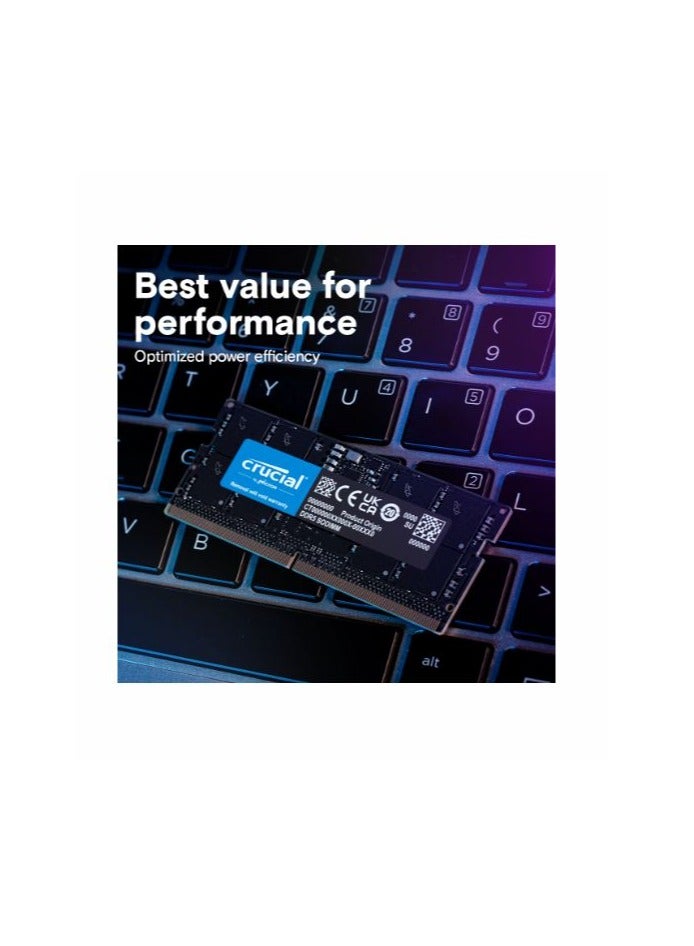 crucial Crucial 16GB DDR5-5600 SODIMM | Best Price Egypt | Cairo, Giza