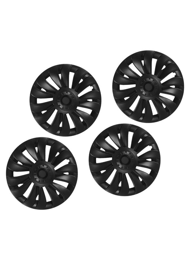 HPS Tesla Model Y 19-Inch Wheel Covers – Storm Symmetrical B-Style | Premium ABS Rim Protectors (Set of 4)  - Image 2
