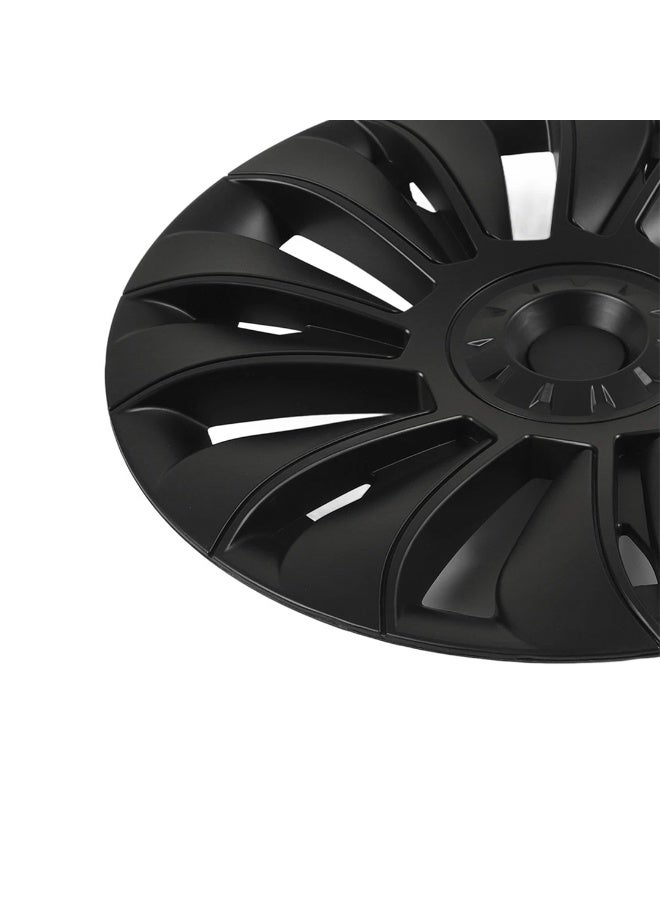 HPS Tesla Model Y 19-Inch Wheel Covers – Storm Symmetrical B-Style | Premium ABS Rim Protectors (Set of 4)  - Image 3