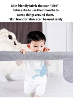 MaBaby Reinforced High-Density Breathable Anti-Collision Cotton Bed Circumference With Safety Buckle  - Image 4