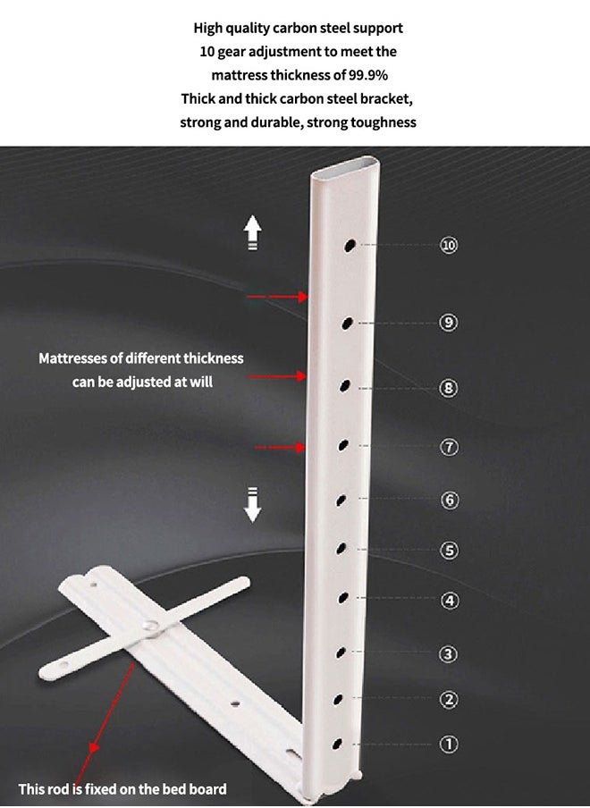 MaBaby - Reinforced High-Density Breathable Anti-Collision Cotton Bed Circumference With Safety Buckle - Image 1