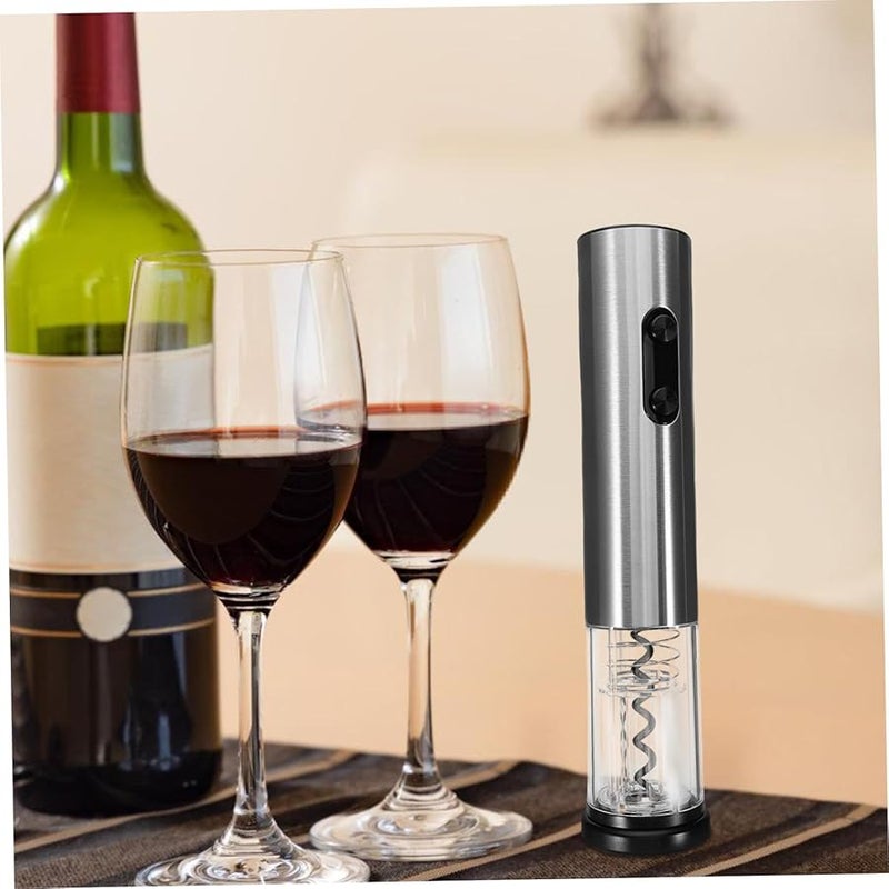 Automatic Electric Wine Opener Set With Foil Cutter Fast Cork Extraction Portable - Image 5