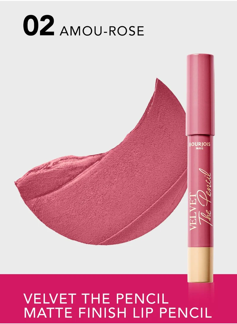 BOURJOIS PARIS Velvet The Pencil - 02 - Amou Rose, 3G