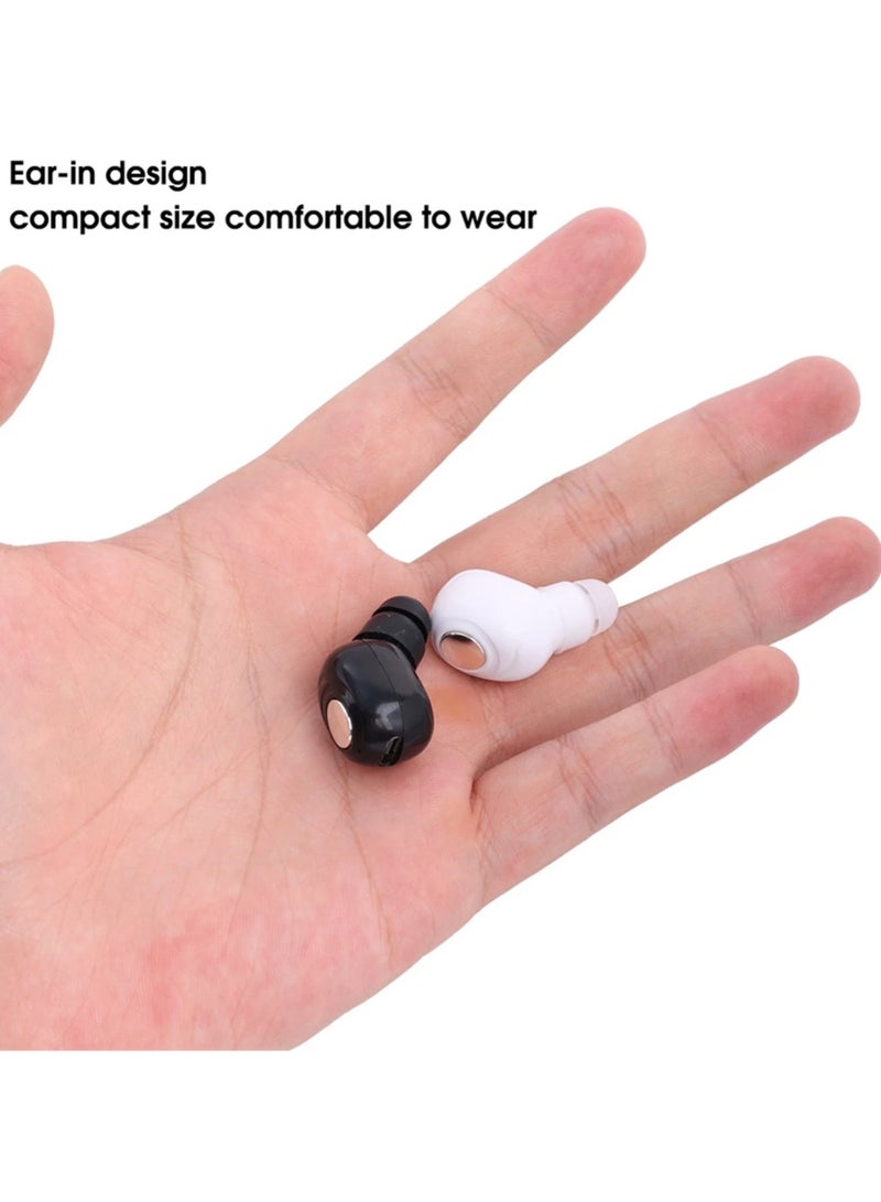 AROAQ X8 Mini Bluetooth Earbud, Wireless In Ear Single Earphone, Long Standby Time High Bass Sound Headphone, Comfortable And Lightweight Sports Earphone For Music, (Single Piece, White) - Image 2