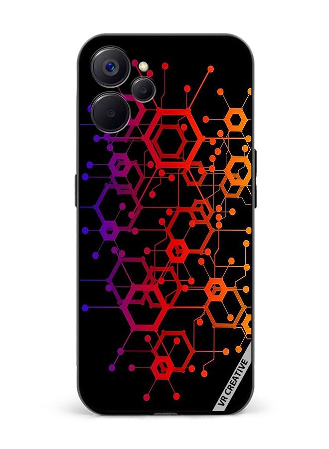 VR CREATIVE Protective Case Cover For Realme 10 5G Abstract Circuit Board Design Multicolour - Image 1