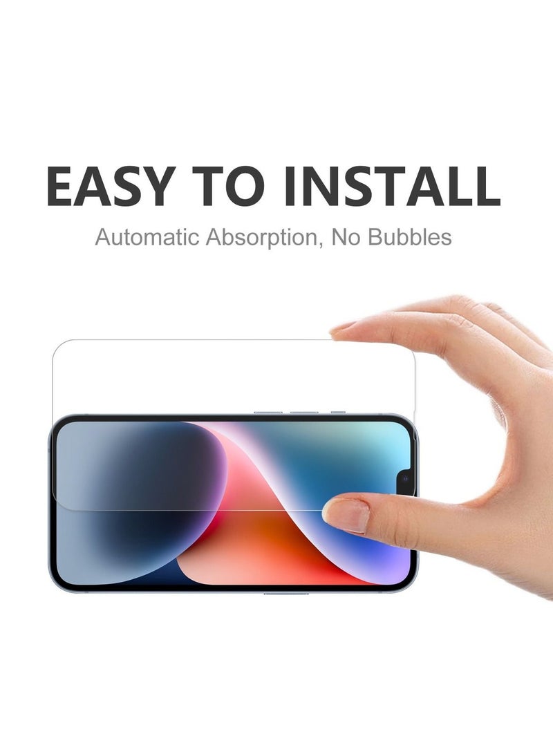 BORTONY Screen Protector Compatible with iPhone 14 Plus/13 Pro Max 6.7 inch Anti-Scratch Anti-Fingerprints Ultra HD Clear Transparent 9H Hardness Tempered Glass Film - Image 2